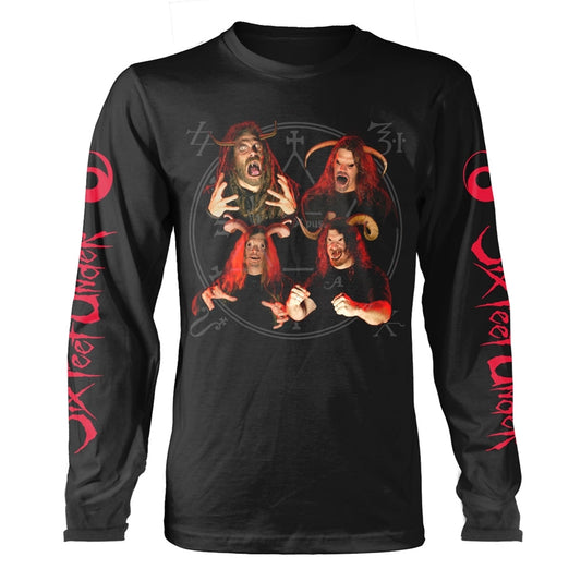 Six Feet Under Unisex Long Sleeved T-shirt: Zombie (back print)
