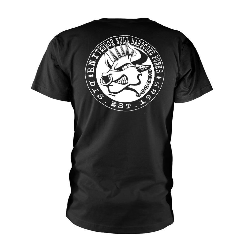 Extreme Noise Terror Unisex T-shirt: In It For Life (Variant) (back print)