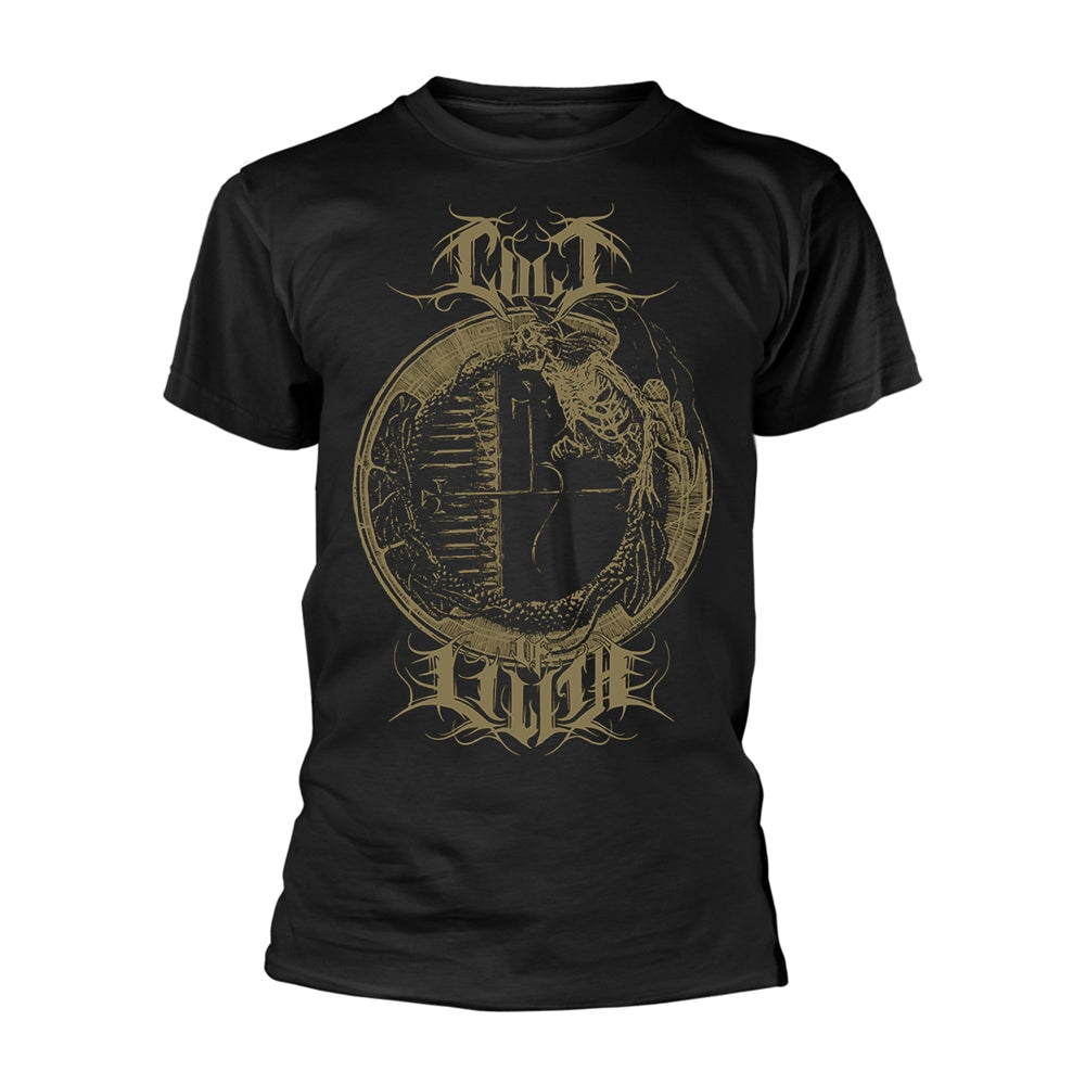 Cult Of Lilith Unisex T-shirt: Gold Emblem