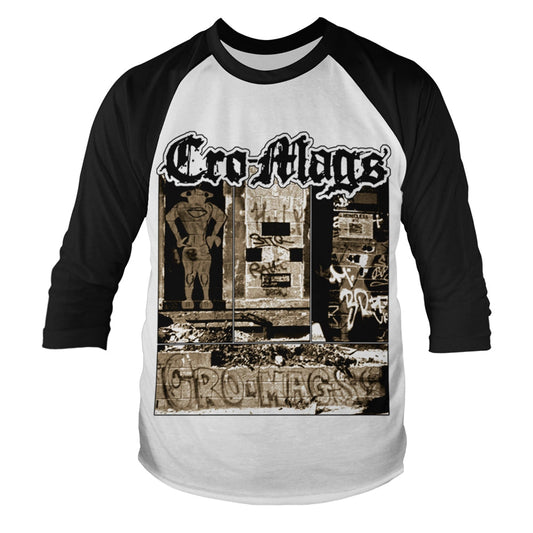 Cro-Mags Unisex Raglan T-shirt: Graffiti