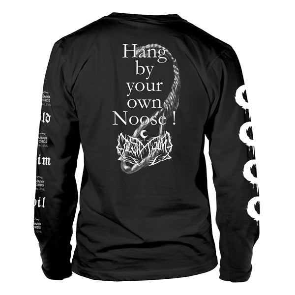 Leviathan Unisex Long Sleeved T-Shirt: Silhouette (Back Print)