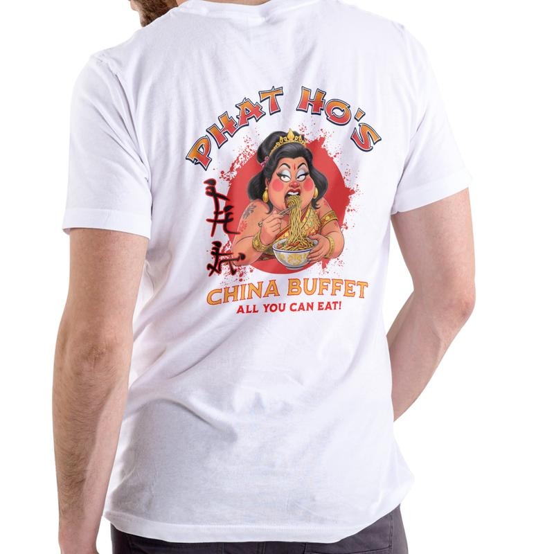 PHAT HO'S CHINA BUFFET, T Shirt, Unisex Cotton graphic T Shirt Hoodie, Sweatshirt | UrbanDripWear.com