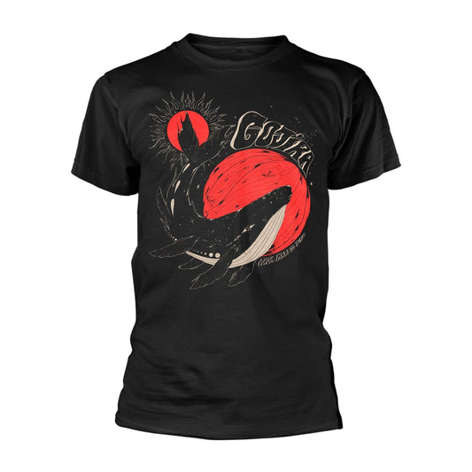 WHALE SUN MOON (BLACK ORGANIC TS) - Mens Tshirts (GOJIRA)