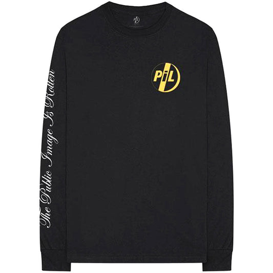 PIL (Public Image Ltd) Unisex Long Sleeved T-Shirt: Image is Rotten (Arm Print)