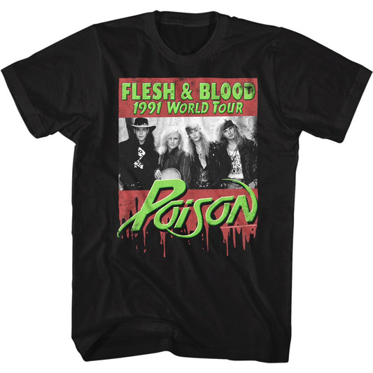 POISON Eye-Catching T-Shirt, F&B World Tour 1991