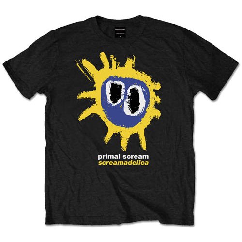 Primal Scream | Official Band T-Shirt | Screamadelica Yellow