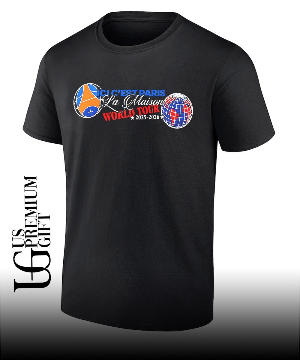 PSG Ici C’est Paris La Maison World Tour 2026 shirt