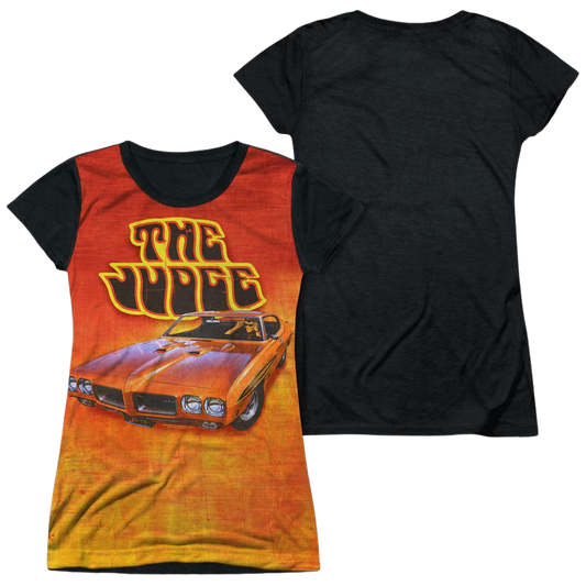Chevrolet The Judge - Juniors Black Back T-Shirt