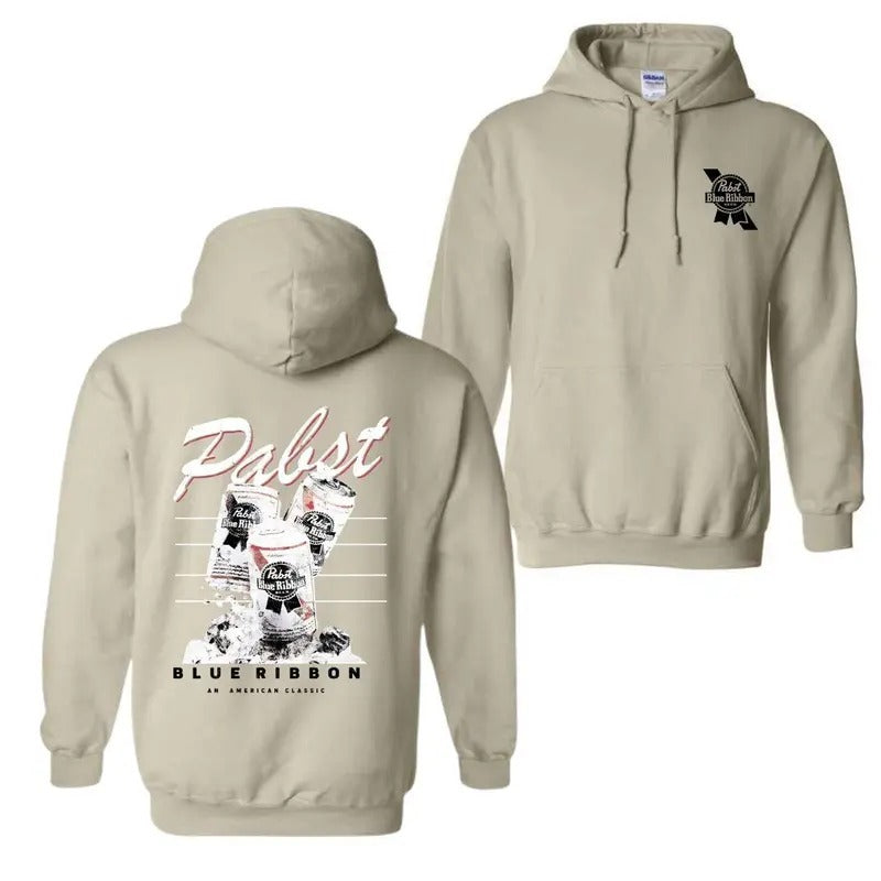Pabst Blue Ribbon Beer Hoodie, Cowboy Shirt, Trendy Hoodie Classic, Graphic Tees For Women And Men, Gifts For All Sweatshirt