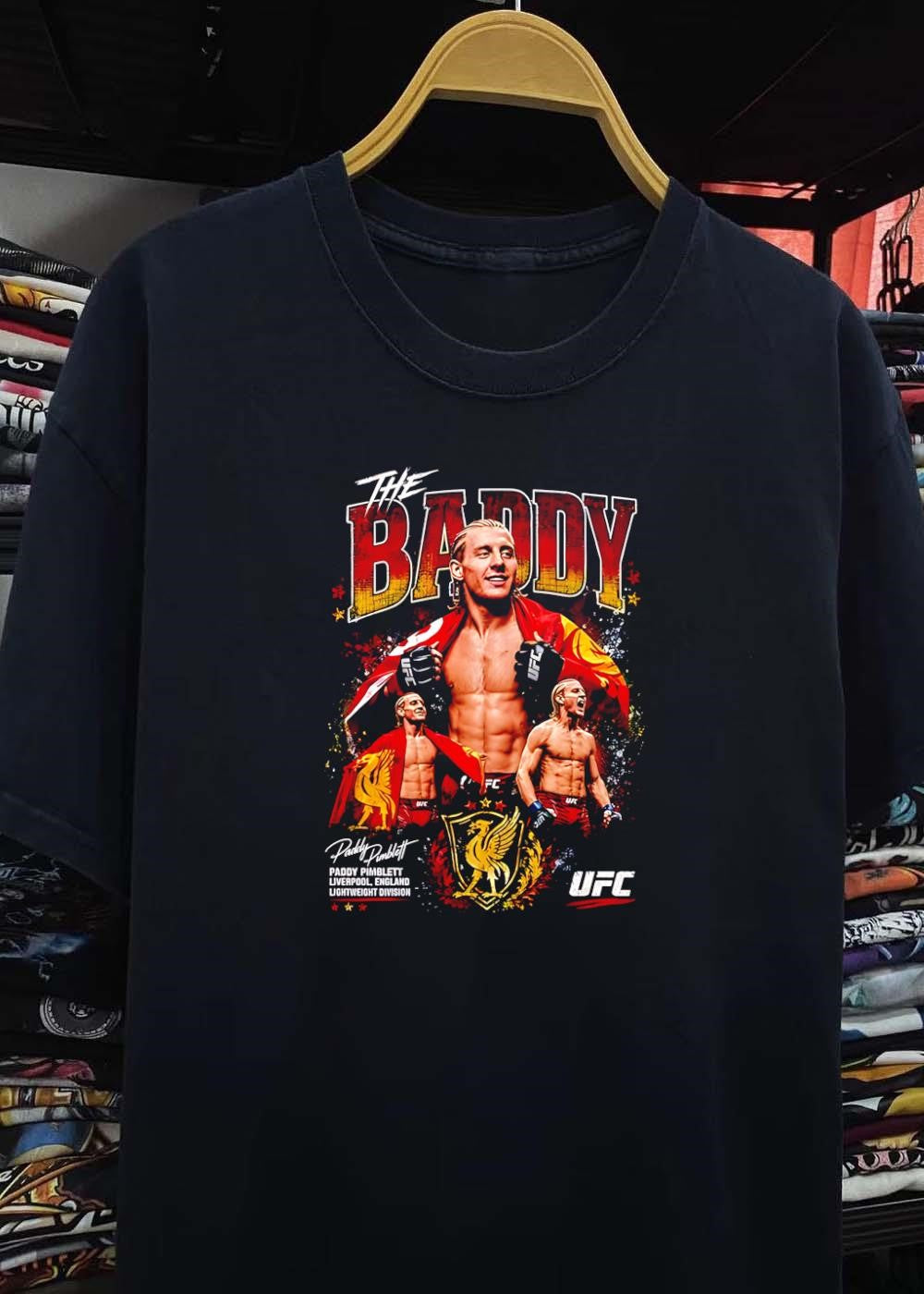 Paddy Pimblett Liverpool FC The Baddy UFC T-Shirt