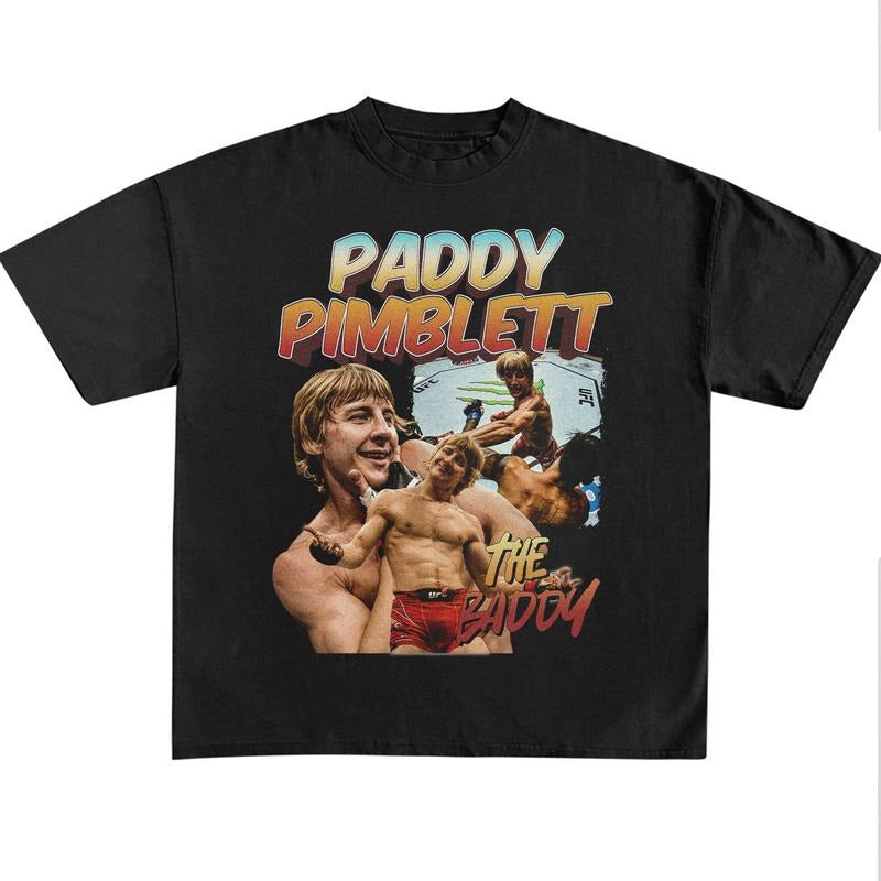Paddy Pimblett Shirt Fighter Champions United Kingdom Boxing Jiu Jitsu Vintage 90s Retro T-Shirt Fans Tee Sweatshirt...