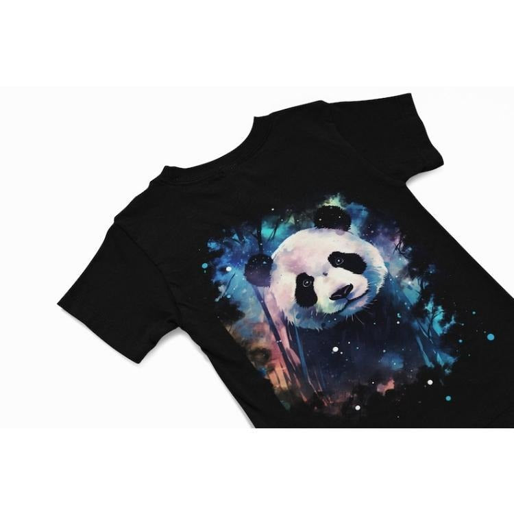 Panda Bear T-Shirt, Cute Panda Tee, Woodland animal T shirt , Animal Lovers gift, Animal T Shirt, Abstract Panda...