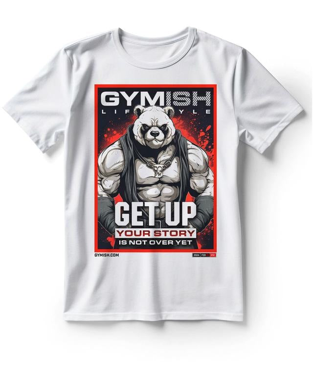 Panda Get-Up Funny Gym Workout T-Shirt for Men with Air Freshener Gift Set Hoodie, Sweatshirt | UrbanDripWear.com