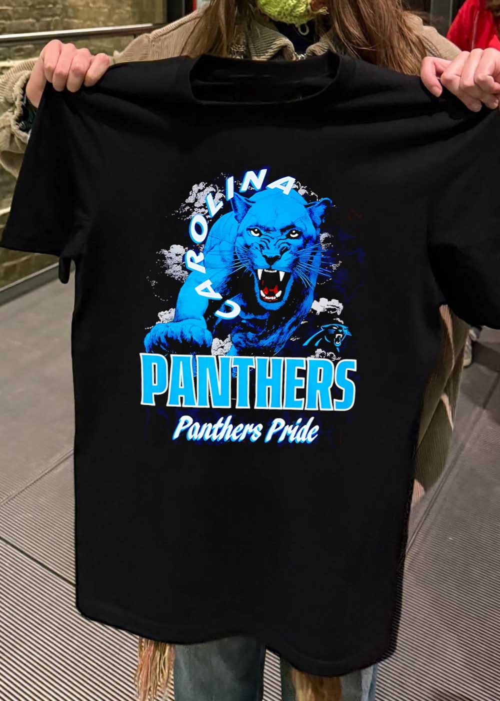 Panthers Pride Carolina Panthers Charging Forward T-Shirt