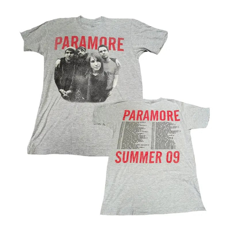 Paramore Band Shirt  2009 Summer Tour Hayley Music fans Shirt Hoodie, Sweatshirt | UrbanDripWear.com