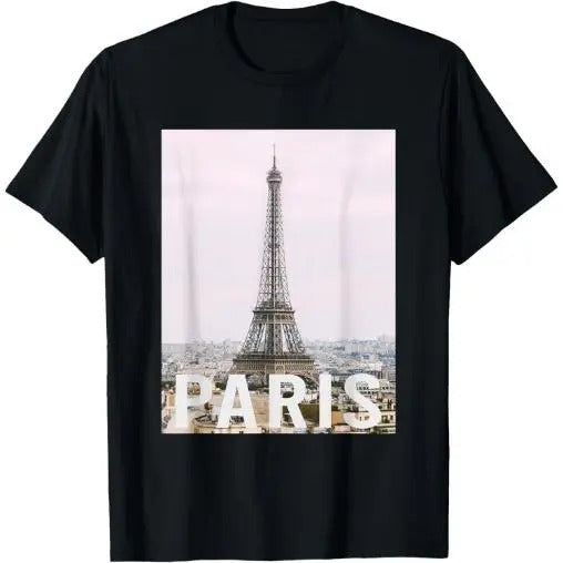 Paris - Eiffel Tower - Aesthetic Design - Classic T-Shirt Made in USA Hoodie, Sweatshirt | UrbanDripWear.com