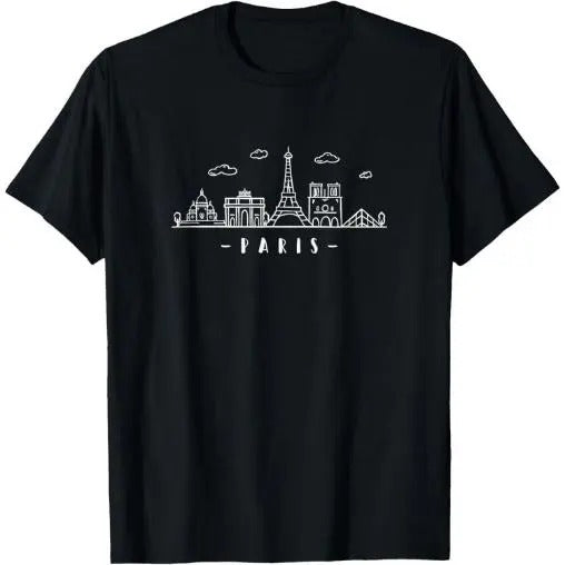 Paris France Capital-City Skyline Eiffel-Tower paris lovers T-Shirt Made in USA Hoodie, Sweatshirt | UrbanDripWear.com