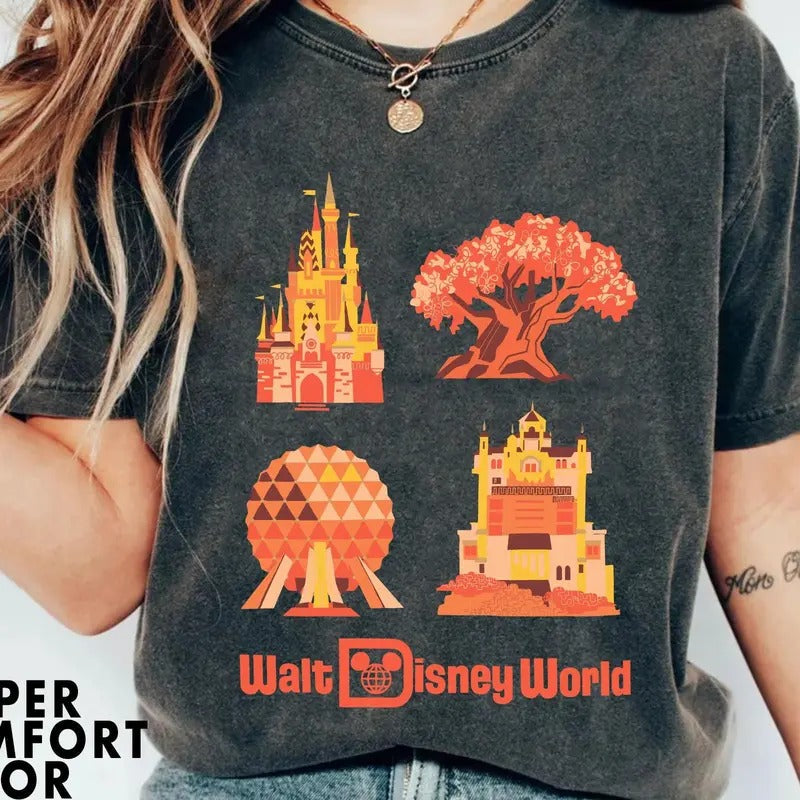 Park Fall Season Halloween Thanksgiving Shirt, Magic Kingdom Animal Kingdom Epcot Epcot Tee Hoodie, Sweatshirt