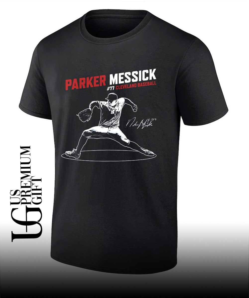 Parker Messick Cleveland Guardians stride phase baseball signature shirt