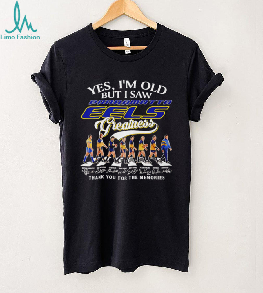 Parramatta Eels Greatness Legends Abbey Road Rugby Tribute T Shirt