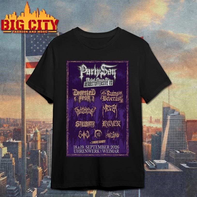 Party San Herbstoffensive VII September 18-19 2026 Concert Poster Shirt