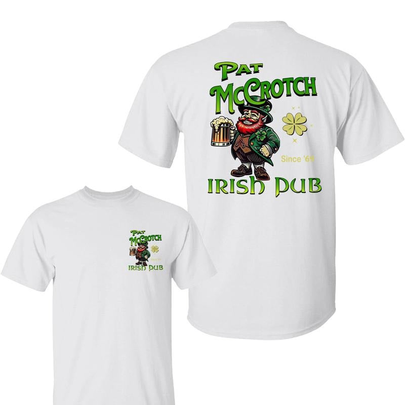 Pat McCrotch Irish Pub Shirt , St. Patrick Day T-Shirt, Trending Graphic Tee, Patrick's Day Gift, Unisex Cotton For Men...