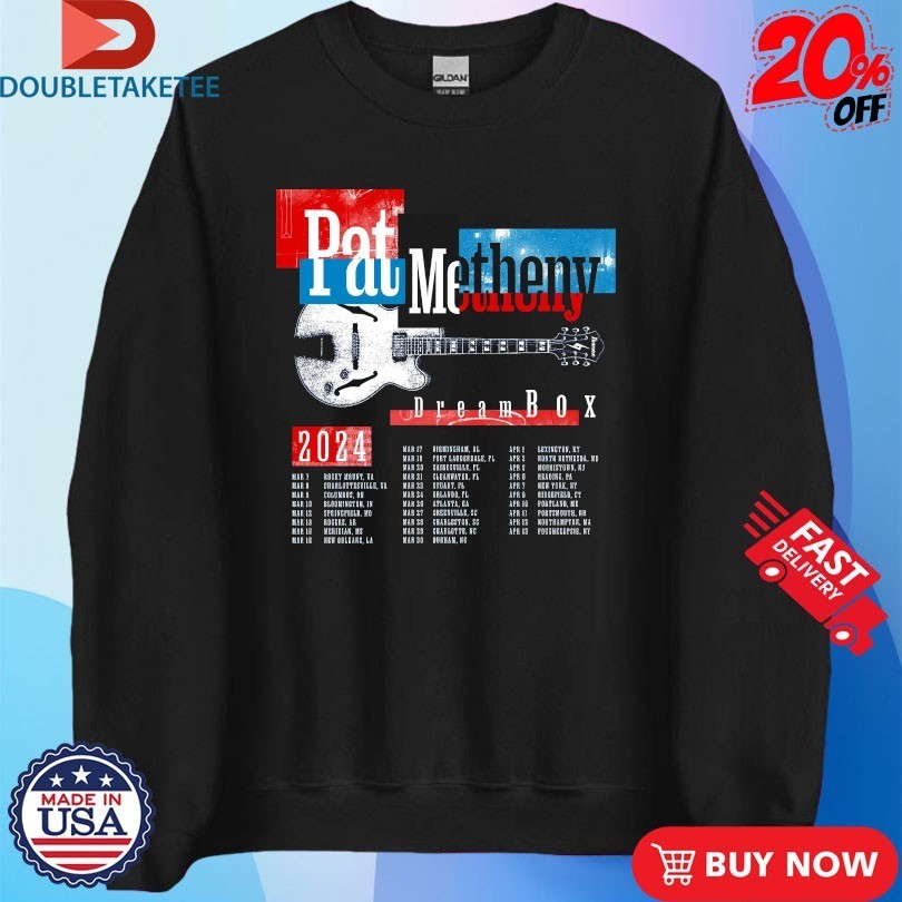 Pat Metheny Dreambox 2024 Tour Guitar Shirts