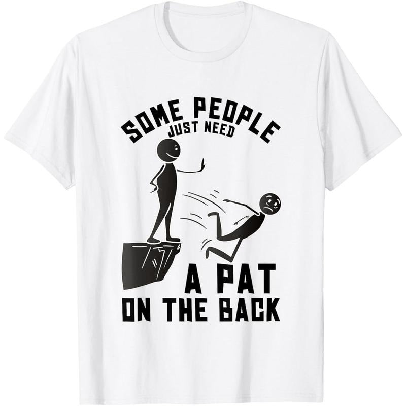 Pat On The Back Funny Adult Sarcastic Design T-Shirt made in usa Hoodie, Sweatshirt | UrbanDripWear.com