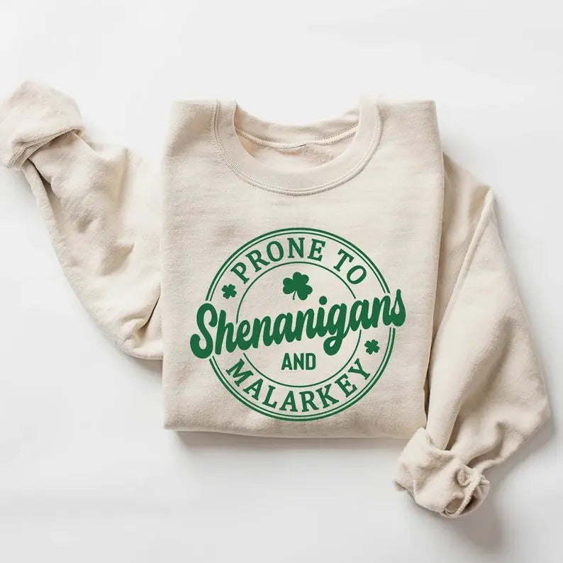 Patrick's Day Shenanigans Sweatshirt and Hoodie, T-Shirt | UrbanDripWear.com