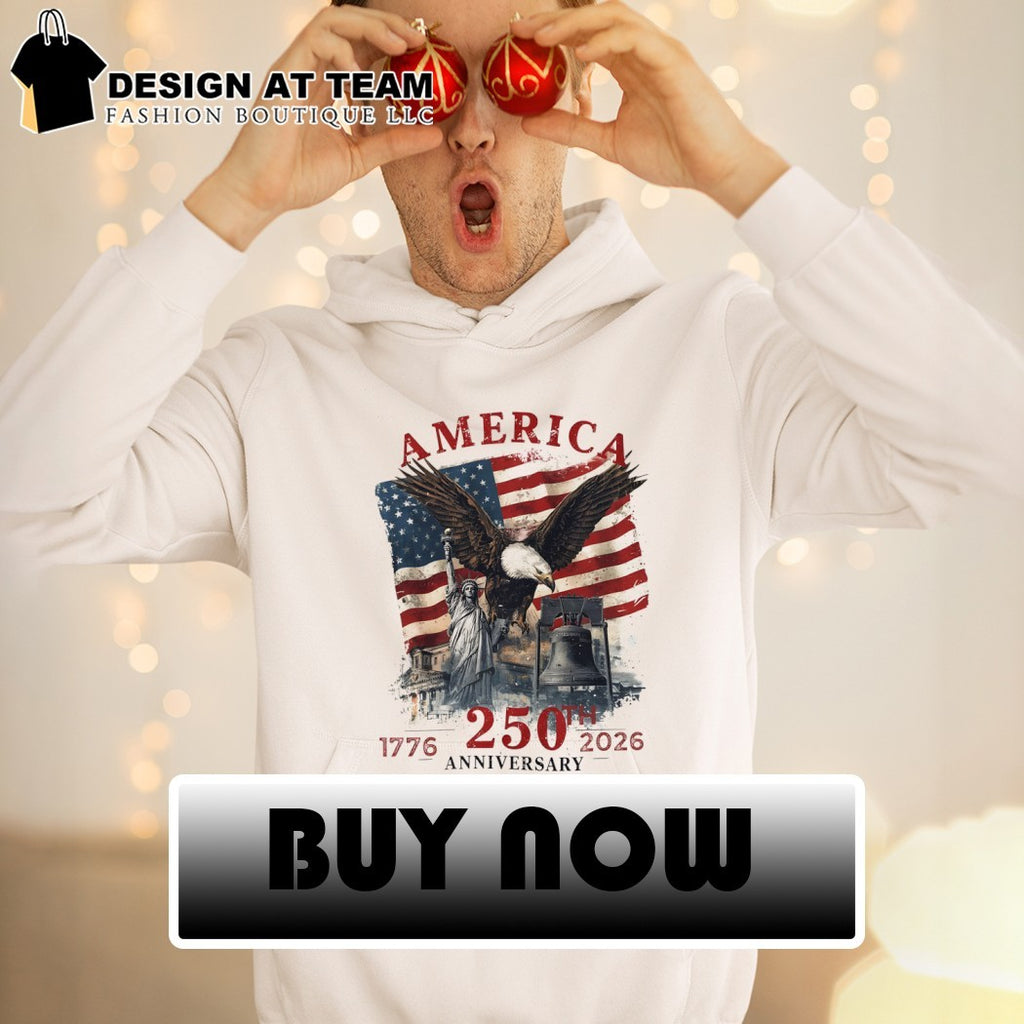 Patriotic Bald Eagle Veterans America 250th Anniversary 1776-2026 4th of July shirt