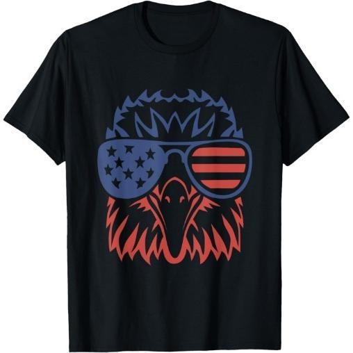 Patriotic Eagle 4th of July USA American Flag T-Shirt Made in USA Hoodie, Sweatshirt | UrbanDripWear.com