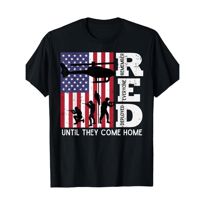 Patriotic Helicopter Memorial Day T-Shirt
