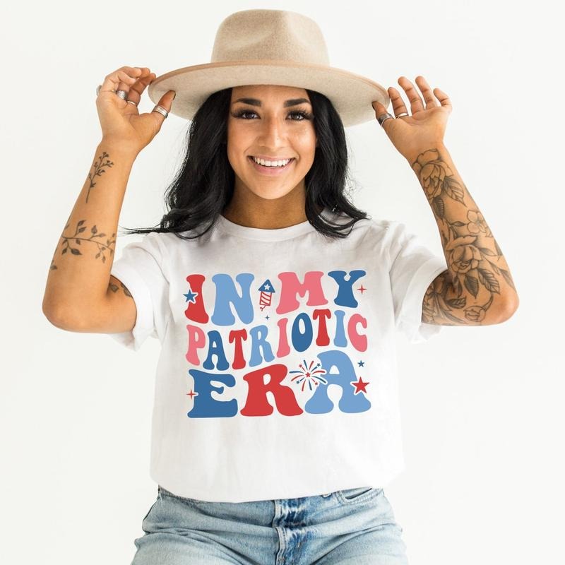 Patriotic Shirt In My Patriotic Era Shirt, 4th of July Shirt Hoodie, Sweatshirt | UrbanDripWear.com