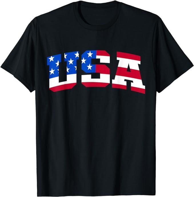Patriotic Shirts For Men, USA T-Shirt Menswear Top Casual Cotton Fashion Basic Hoodie, Sweatshirt | UrbanDripWear.com