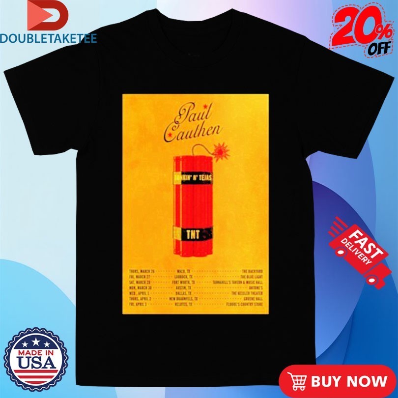 Paul Cauthen Tour 2026 Dates Shirts