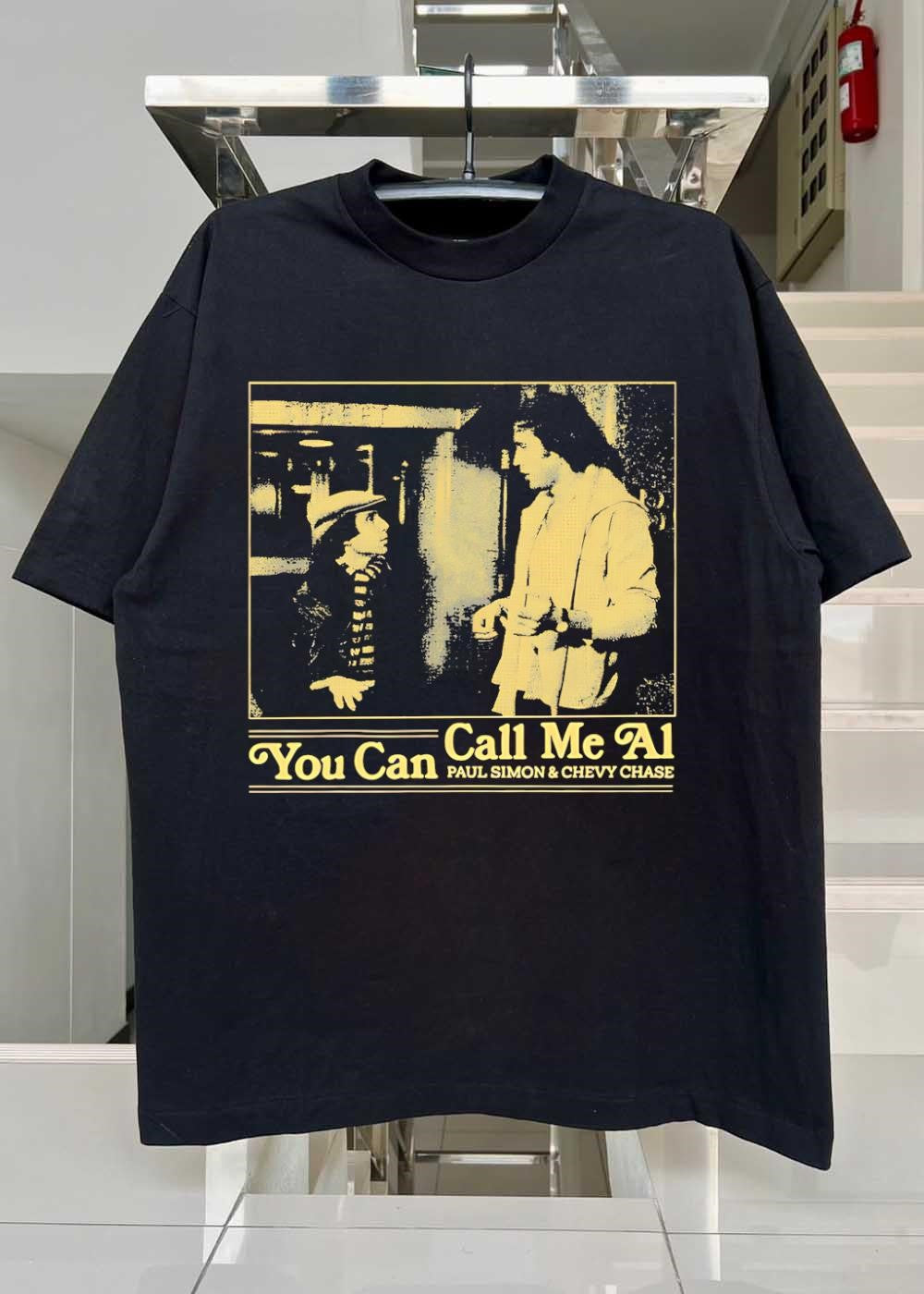 Paul Simon and Chevy Chase You Can Call Me Al T-Shirt
