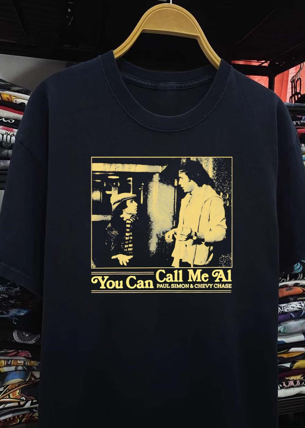 Paul Simon and Chevy Chase You Can Call Me Al T-Shirt