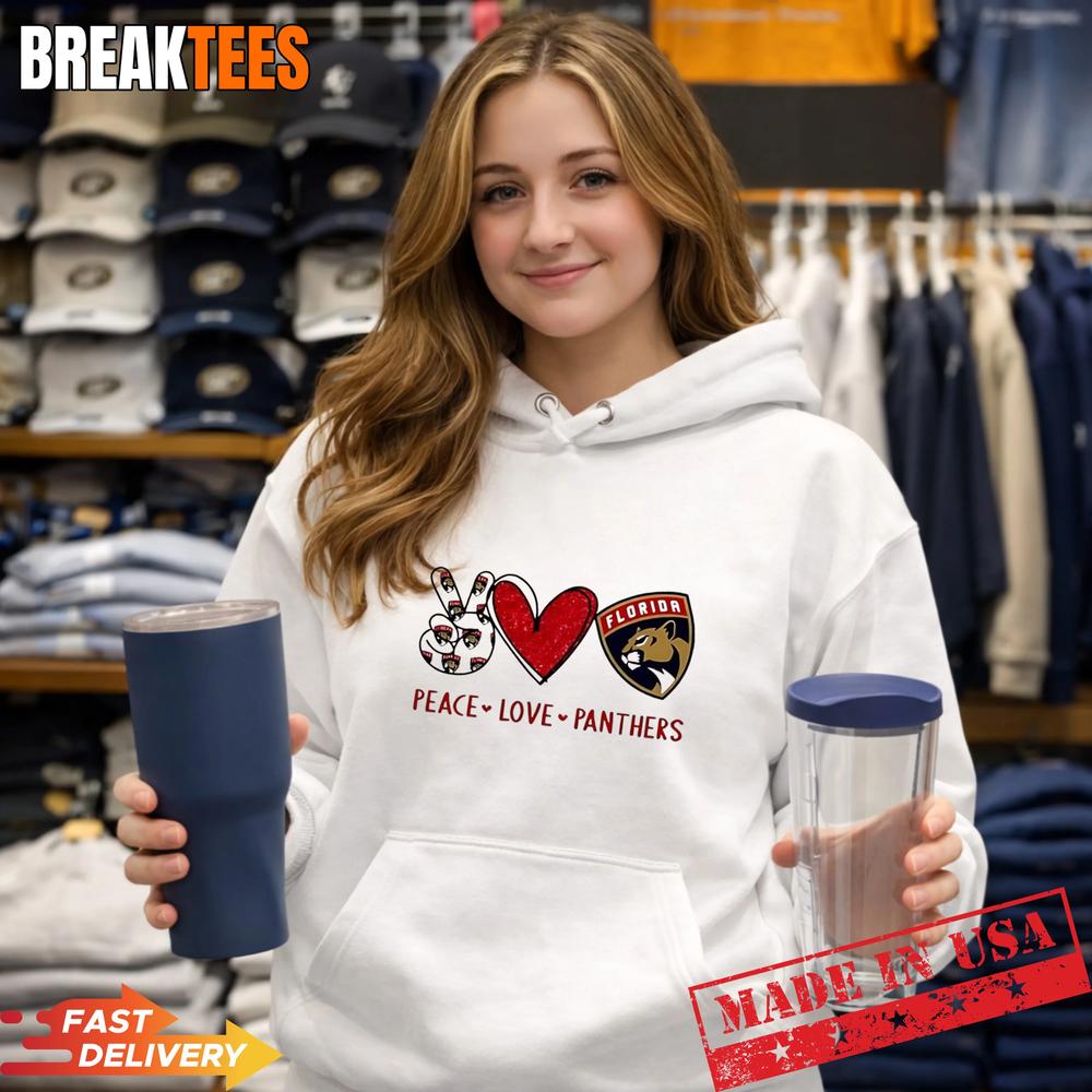 Peace Love Florida Panthers NHL Shirt