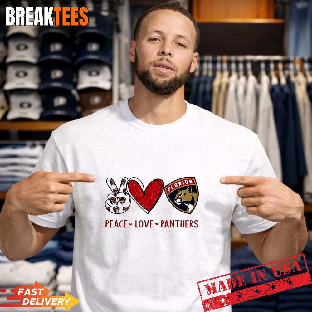 Peace Love Florida Panthers NHL Shirt