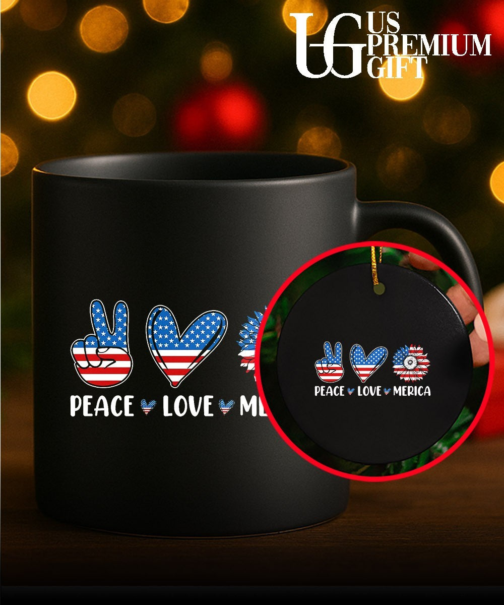 Peace Love Merica 4th of July 2026 shirt