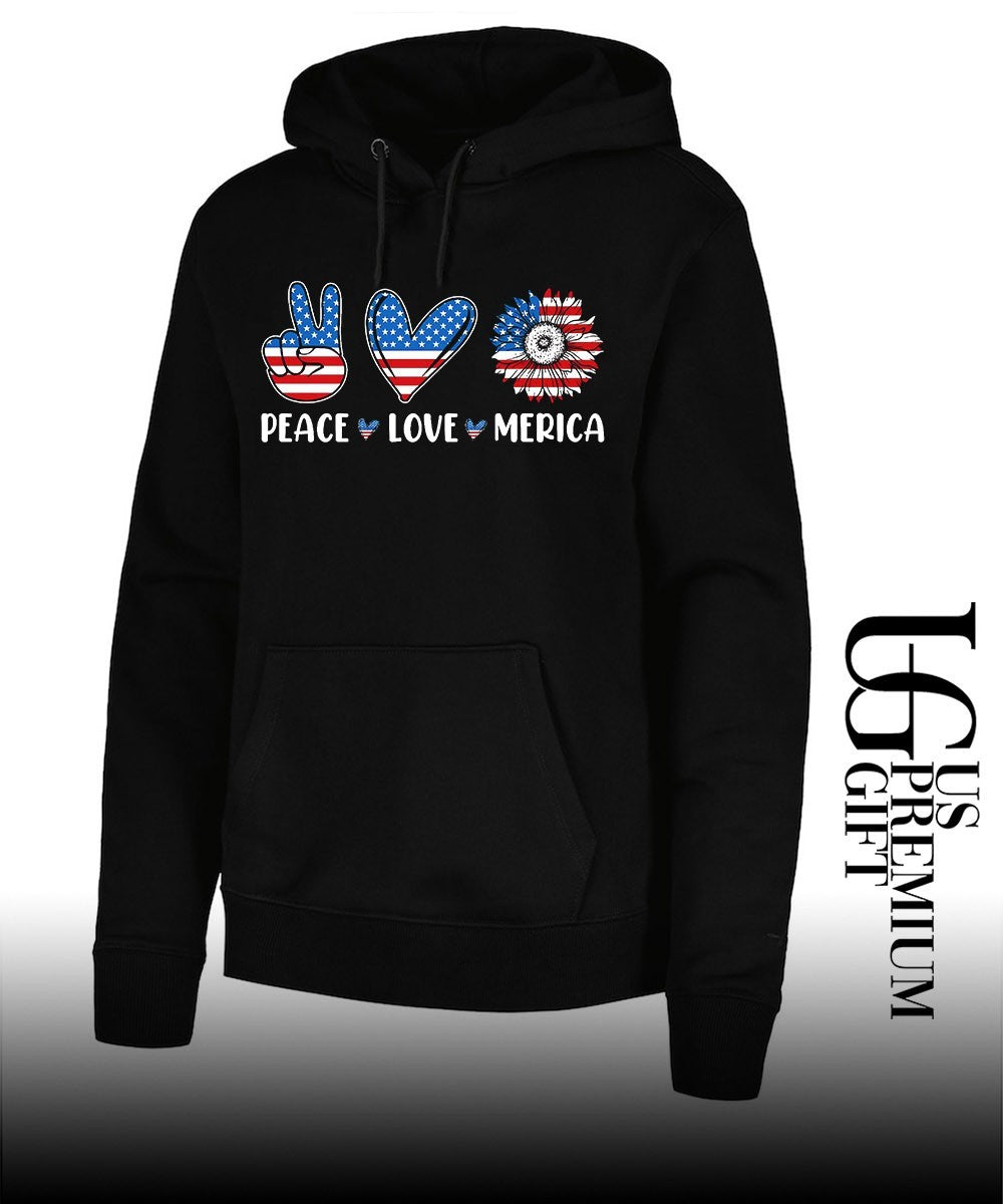 Peace Love Merica 4th of July 2026 shirt