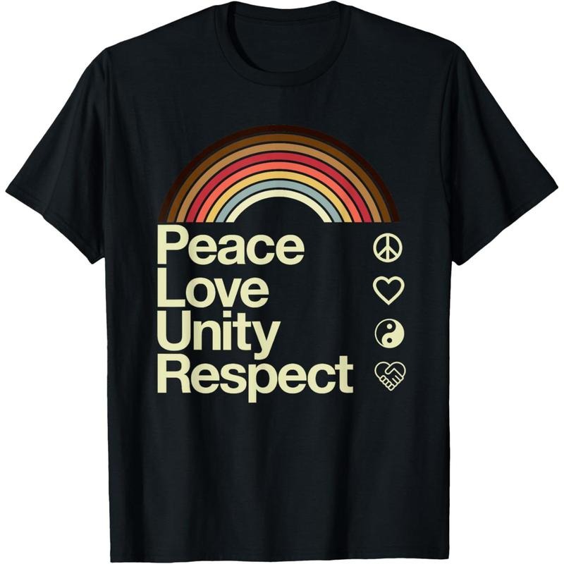 Peace Love Unity Respect mens and women's graphic T-Shirt made in usastyle{n002}2 Hoodie, Sweatshirt | UrbanDripWear.com
