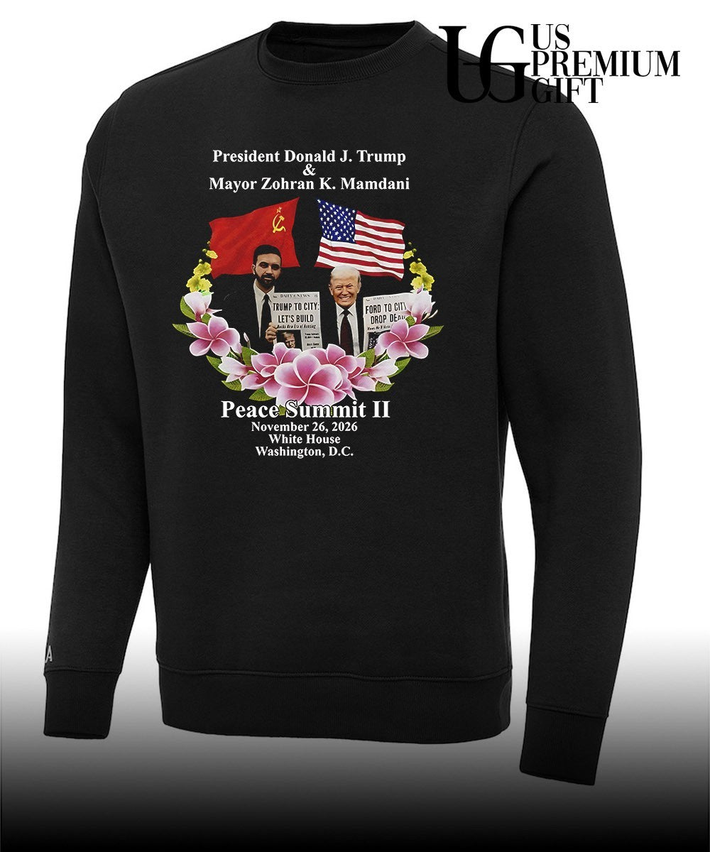 Peace Summit Ii Donald J Trump and Zohran K Mamdani 2026 shirt