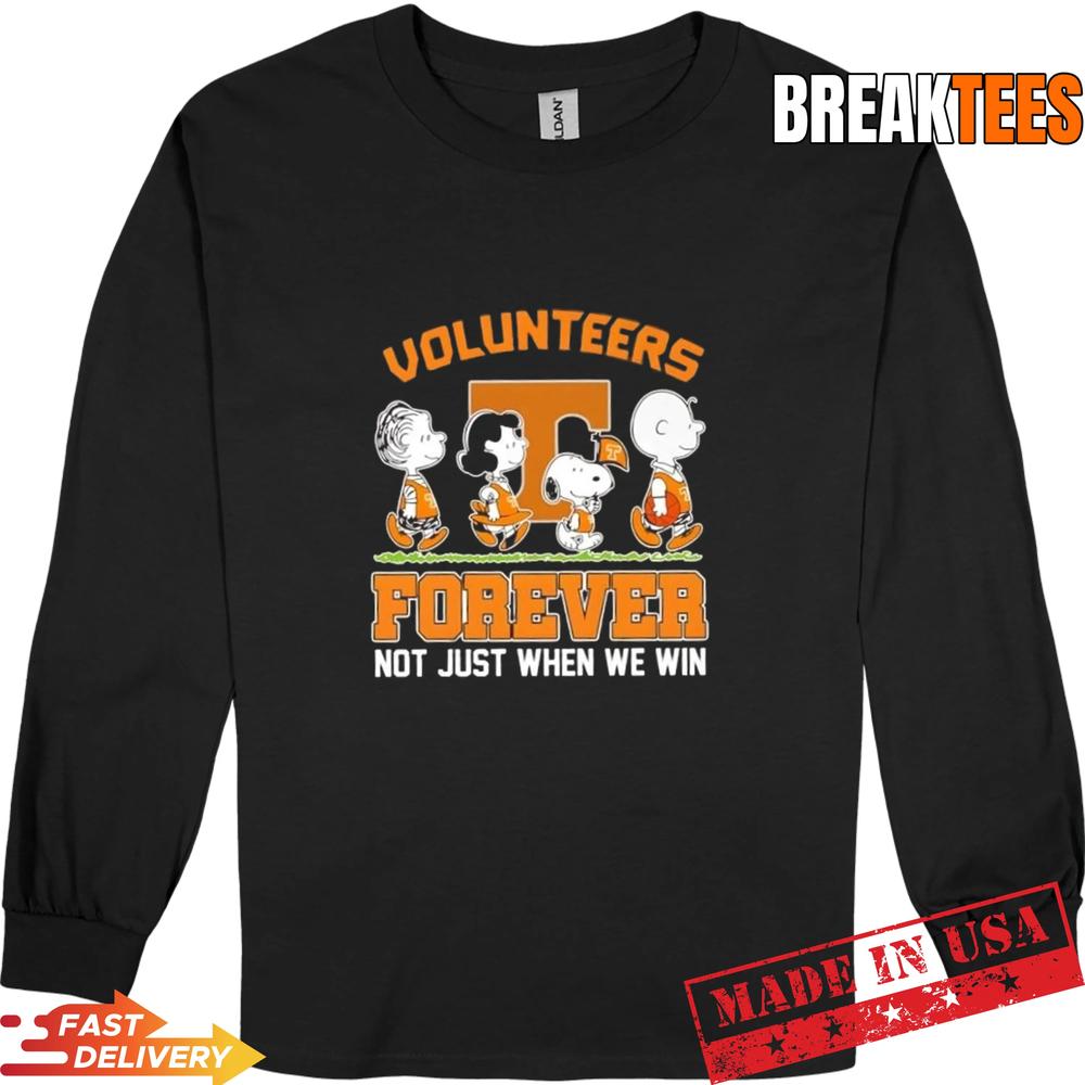 Peanuts Snoopy and friends x Tennessee Volunteers basketball Forever Shirt