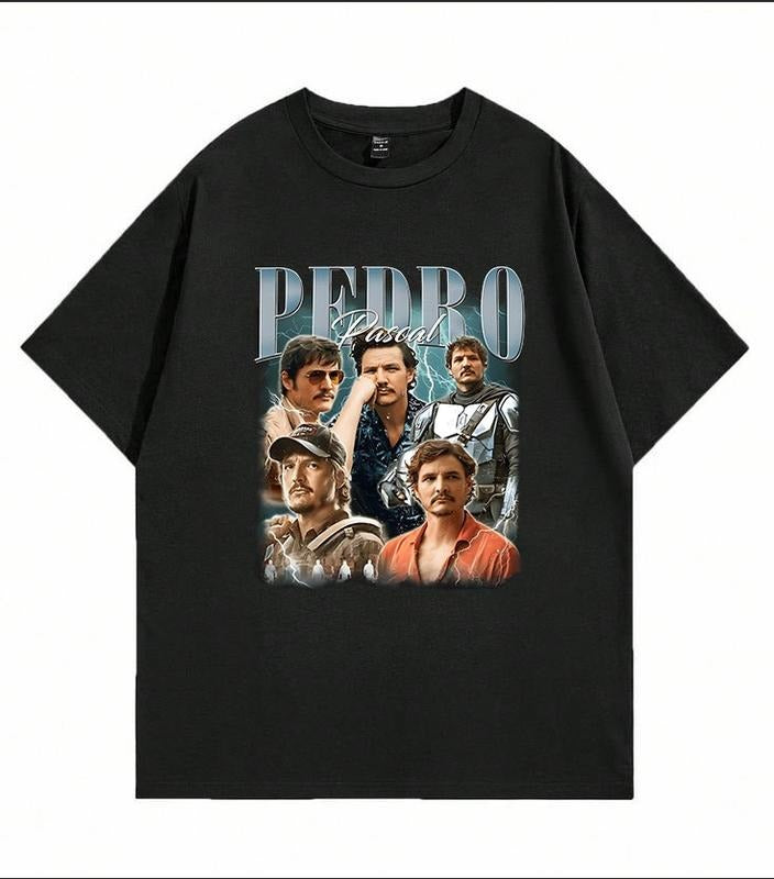 Pedro Pascal  Casual Style, Plain Design, Ideal for Everyday Wear T-shirt Cotton Fabric Hoodie, Sweatshirt