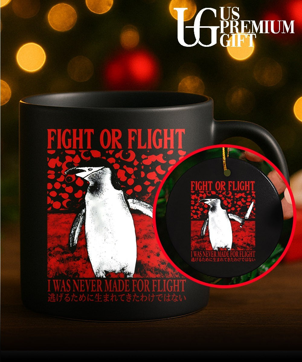 Penguin fight or flight I was never made for flight shirt