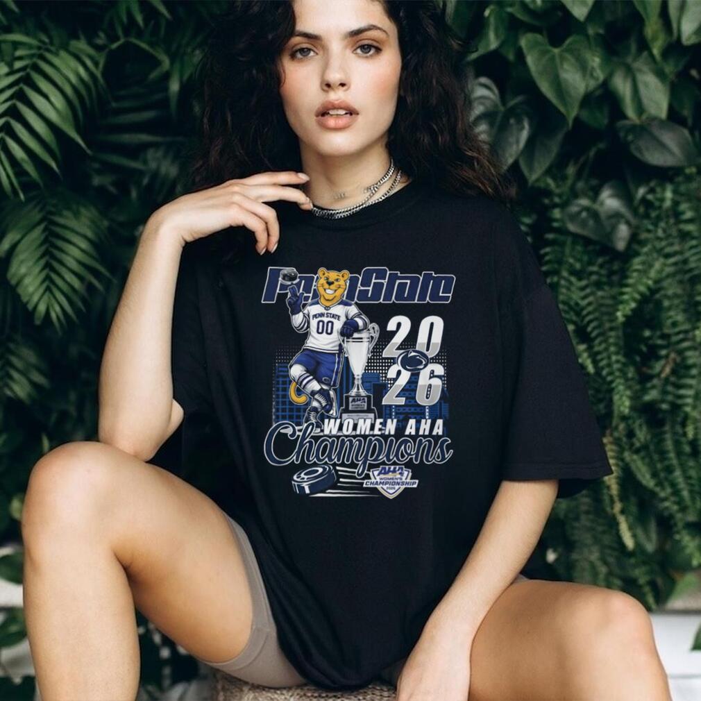 Penn State Nittany Lions 2026 Women’s AHA Hockey Champions T Shirt