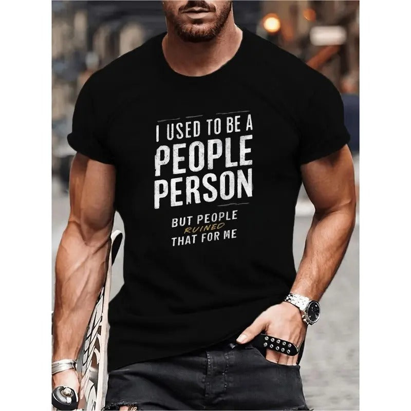 People ruin fitted men's T-shirts, don't fade after washing, absorb sweat and move freely Made in USA Hoodie, Sweatshirt