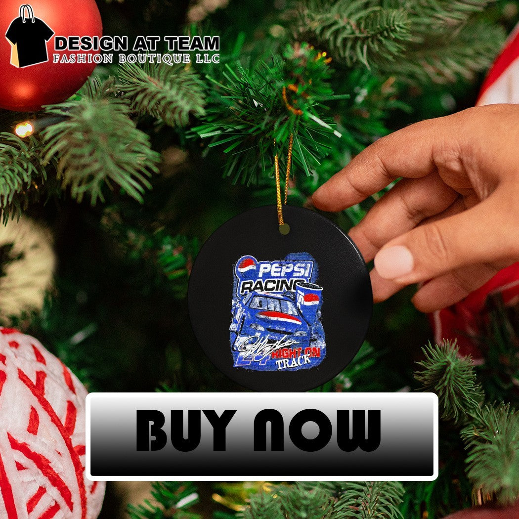 Pepsi Racing Nascar Style Right on Track signature shirt