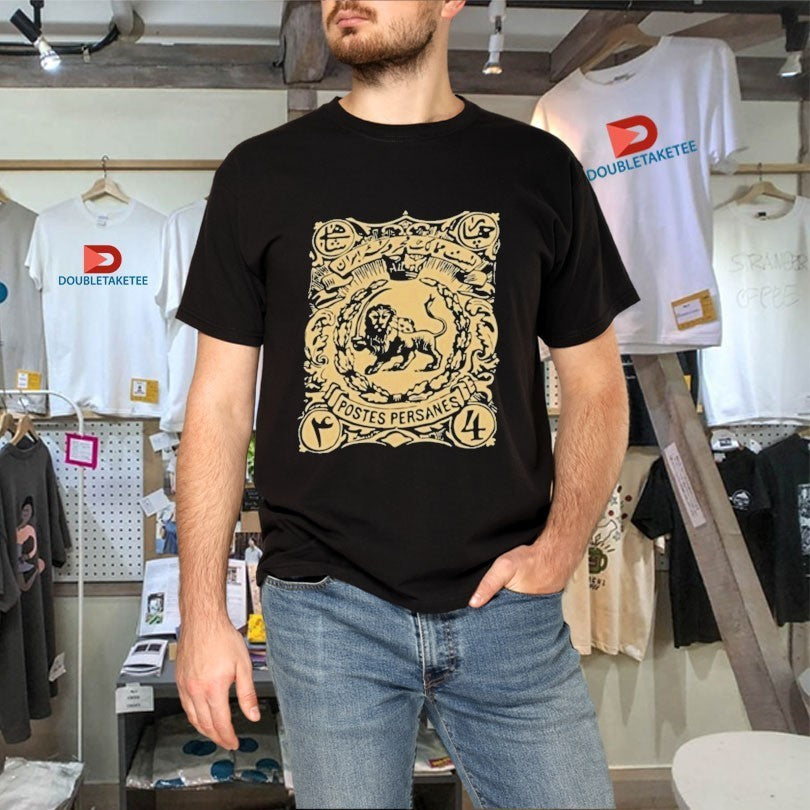Persian Lion Stamp Iranian Heritage Shirts
